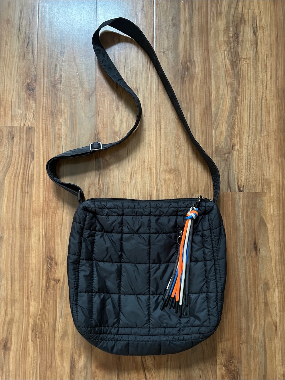 Rad Rev Quilted Black Crossbody Bag